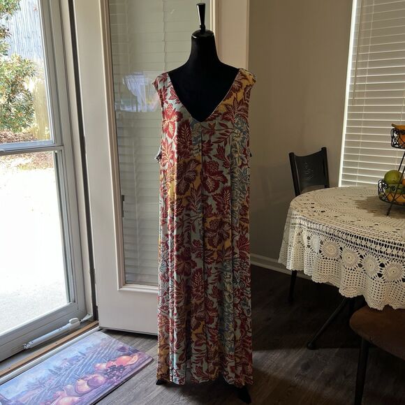attitudes by renee Maxi Dress 3XP Floral - Picture 1 of 7